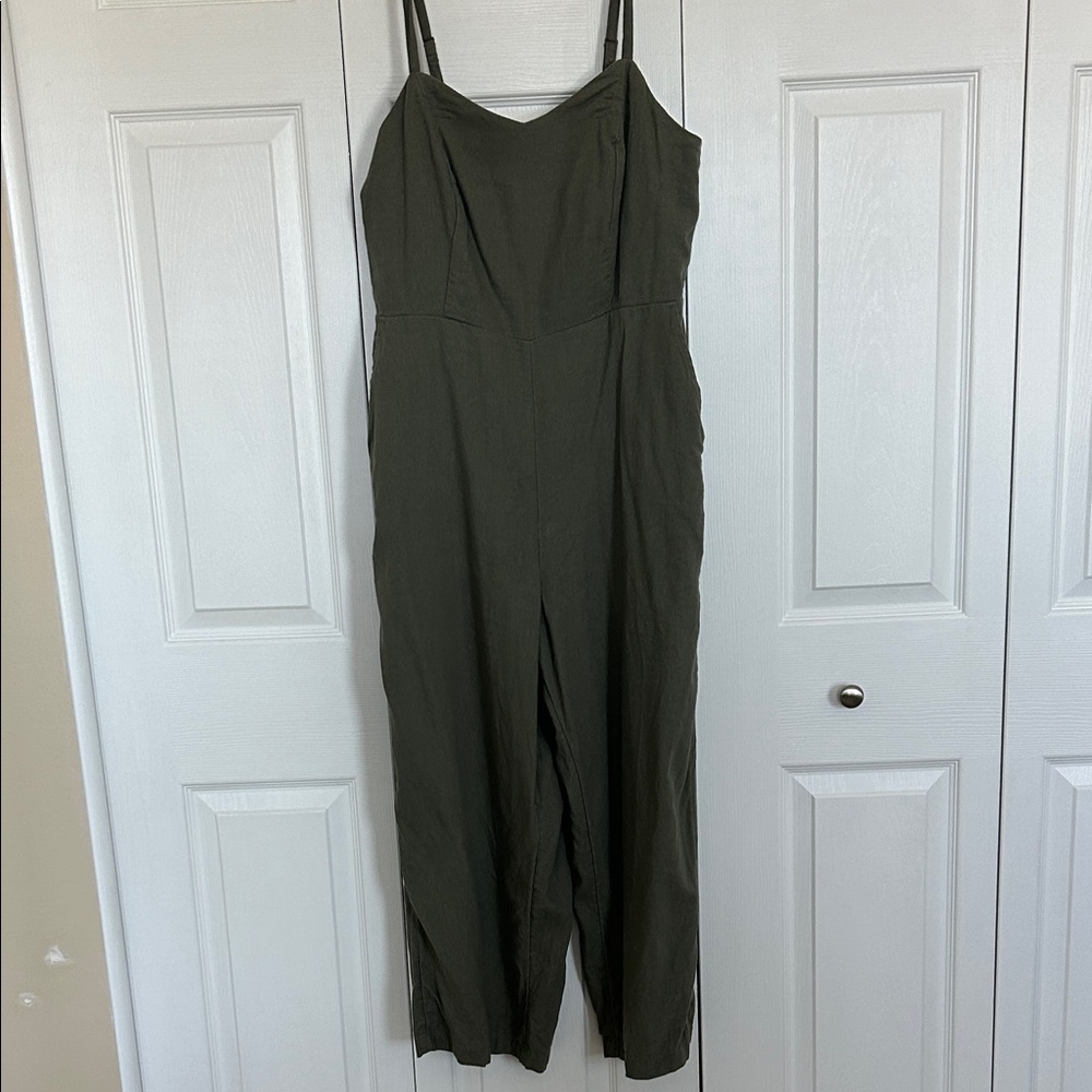 Old Navy Olive Green Jumpsuit